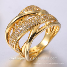 Anillos de compromiso para mujer anillo princesa oro rosa